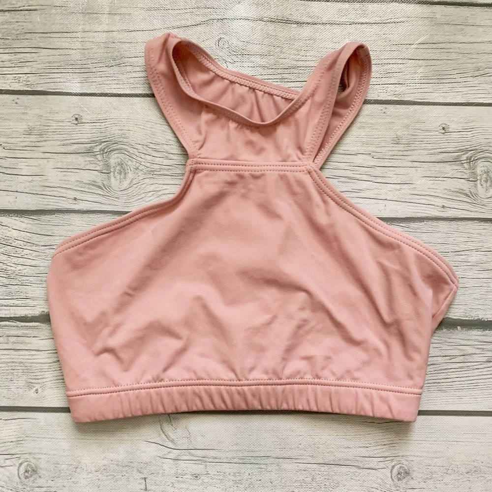 Balera light pink high neck dance bra- x-small - Picture 1 of 3